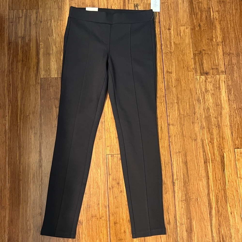 Style & Co Women's Mid-Rise Ponté-Knit Leggings, Carbon Grey, Size XS, NWT